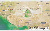 Satellite 3D Map of Kachchh (Bhuj)