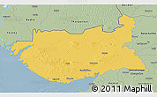 Savanna Style 3D Map of Kachchh (Bhuj)