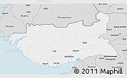Silver Style 3D Map of Kachchh (Bhuj)
