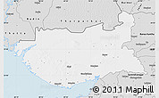 Silver Style Map of Kachchh (Bhuj)