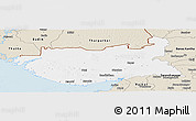Classic Style Panoramic Map of Kachchh (Bhuj)