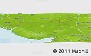 Physical Panoramic Map of Kachchh (Bhuj)