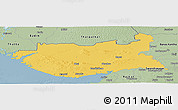 Savanna Style Panoramic Map of Kachchh (Bhuj)