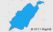 Political Simple Map of Kheda, cropped outside