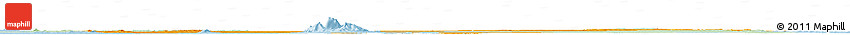Political Horizon Map of Rajkot, lighten