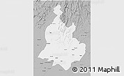 Gray 3D Map of Sabarkantha (Himatnagar)