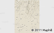 Shaded Relief 3D Map of Sabarkantha (Himatnagar)
