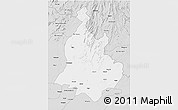 Silver Style 3D Map of Sabarkantha (Himatnagar)