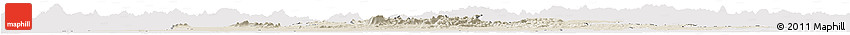 Shaded Relief Horizon Map of Sabarkantha (Himatnagar), cropped outside