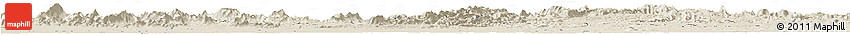 Shaded Relief Horizon Map of Sabarkantha (Himatnagar)
