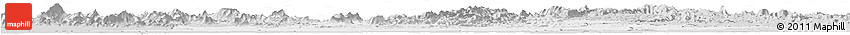 Silver Style Horizon Map of Sabarkantha (Himatnagar)