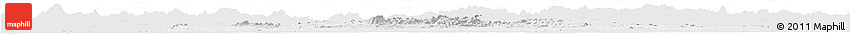 Silver Style Horizon Map of Sabarkantha (Himatnagar), single color outside