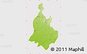 Physical Map of Sabarkantha (Himatnagar), cropped outside