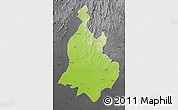Physical Map of Sabarkantha (Himatnagar), darken, desaturated