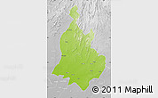 Physical Map of Sabarkantha (Himatnagar), lighten, desaturated