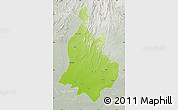 Physical Map of Sabarkantha (Himatnagar), lighten, semi-desaturated
