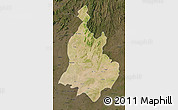 Satellite Map of Sabarkantha (Himatnagar), darken