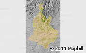 Satellite Map of Sabarkantha (Himatnagar), desaturated