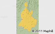 Savanna Style Map of Sabarkantha (Himatnagar)