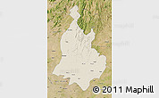 Shaded Relief Map of Sabarkantha (Himatnagar), satellite outside