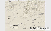Shaded Relief Panoramic Map of Sabarkantha (Himatnagar)