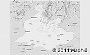 Silver Style Panoramic Map of Sabarkantha (Himatnagar)