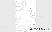 Blank Simple Map of Sabarkantha (Himatnagar)