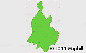 Political Simple Map of Sabarkantha (Himatnagar), cropped outside