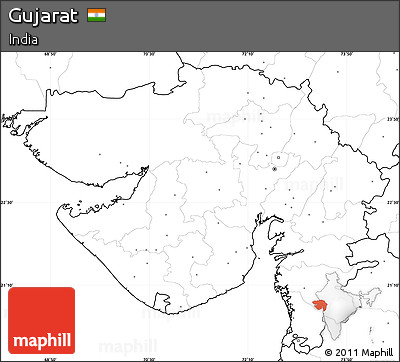 Free Blank Simple Map Of Gujarat No Labels Free Blank Simple Map Of Gujarat No Labels