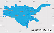 Political Map of Surat, cropped outside