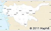 Classic Style Simple Map of Surat, single color outside