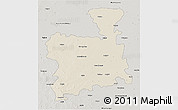 Shaded Relief 3D Map of Surendranagar, semi-desaturated