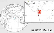 Blank Location Map of Valsad