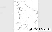 Blank Simple Map of Valsad, cropped outside