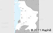 Gray Simple Map of Valsad