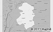 Gray 3D Map of Faridabad