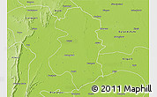 Physical 3D Map of Faridabad