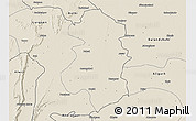 Shaded Relief 3D Map of Faridabad