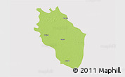 Physical 3D Map of Kaithal, cropped outside