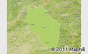 Physical 3D Map of Kaithal, satellite outside