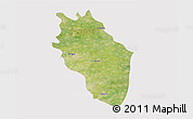 Satellite 3D Map of Kaithal, cropped outside