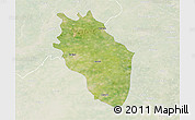 Satellite 3D Map of Kaithal, lighten