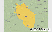 Savanna Style 3D Map of Kaithal