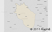 Shaded Relief 3D Map of Kaithal, desaturated