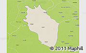 Shaded Relief 3D Map of Kaithal, physical outside