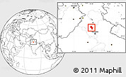 Blank Location Map of Kaithal