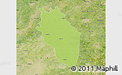 Physical Map of Kaithal, satellite outside
