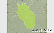 Physical Map of Kaithal, semi-desaturated