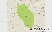 Physical Map of Kaithal, shaded relief outside
