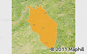 Political Map of Kaithal, satellite outside